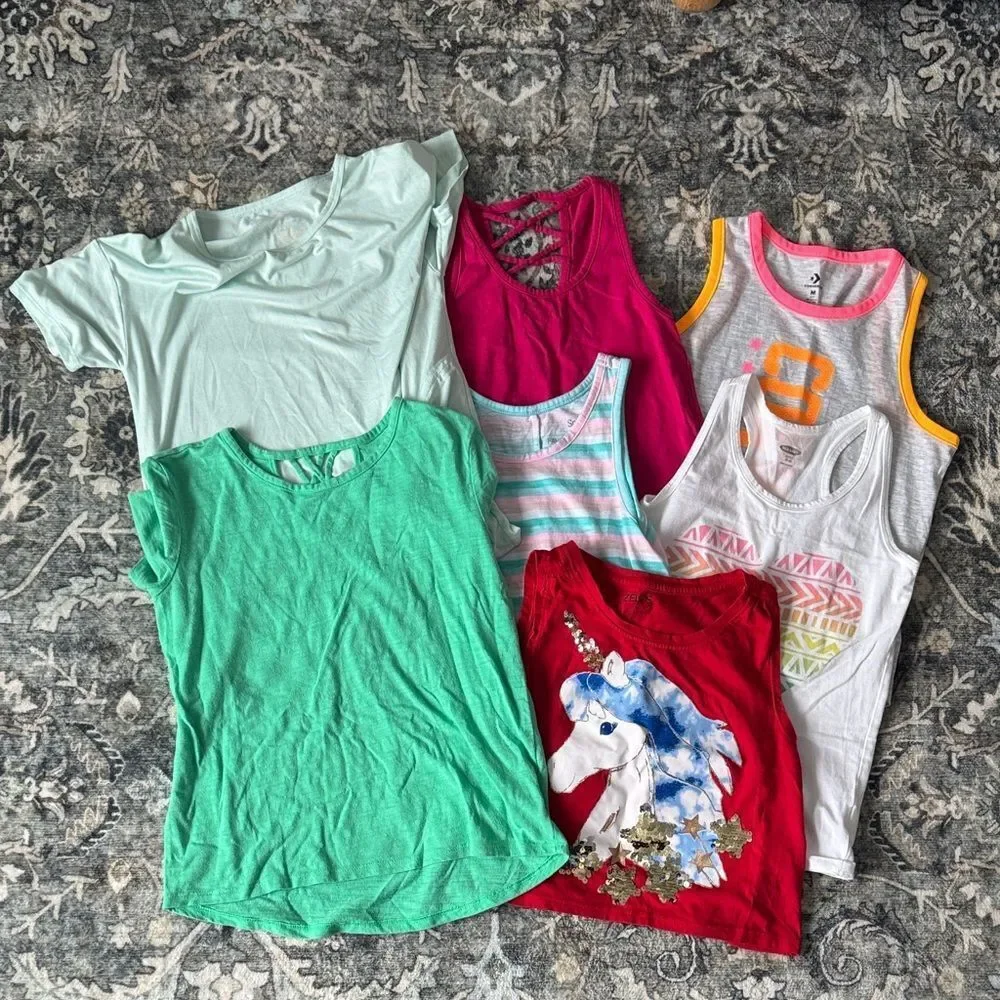 Bundle of 7 Girls Tops